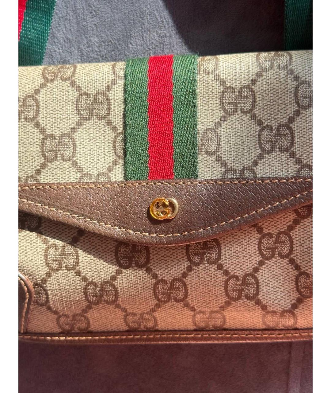GUCCI Коричневая сумка через плечо, фото 5