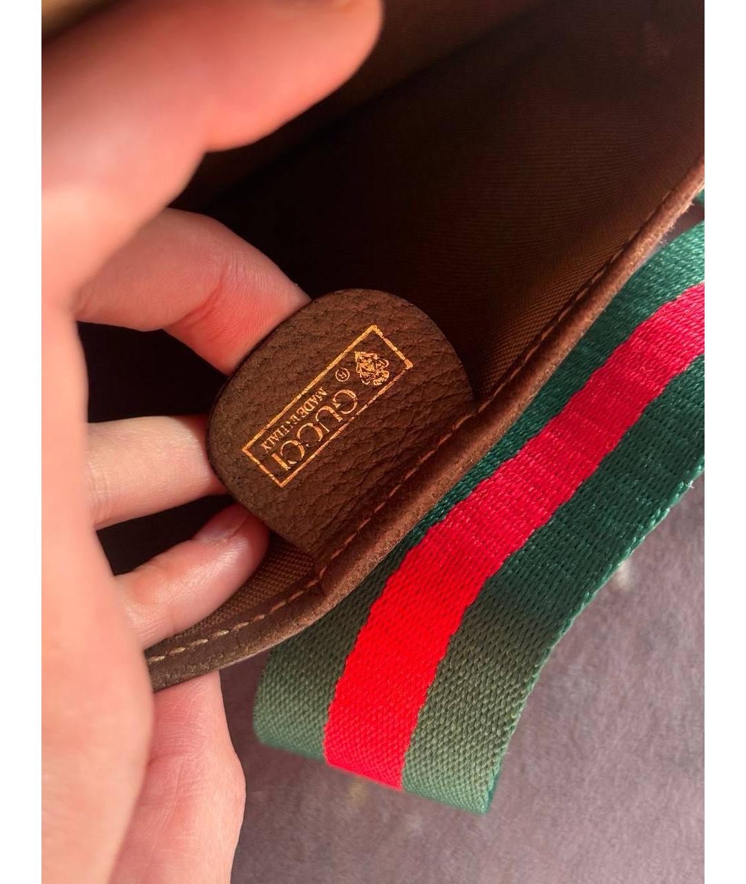 GUCCI Коричневая сумка через плечо, фото 8