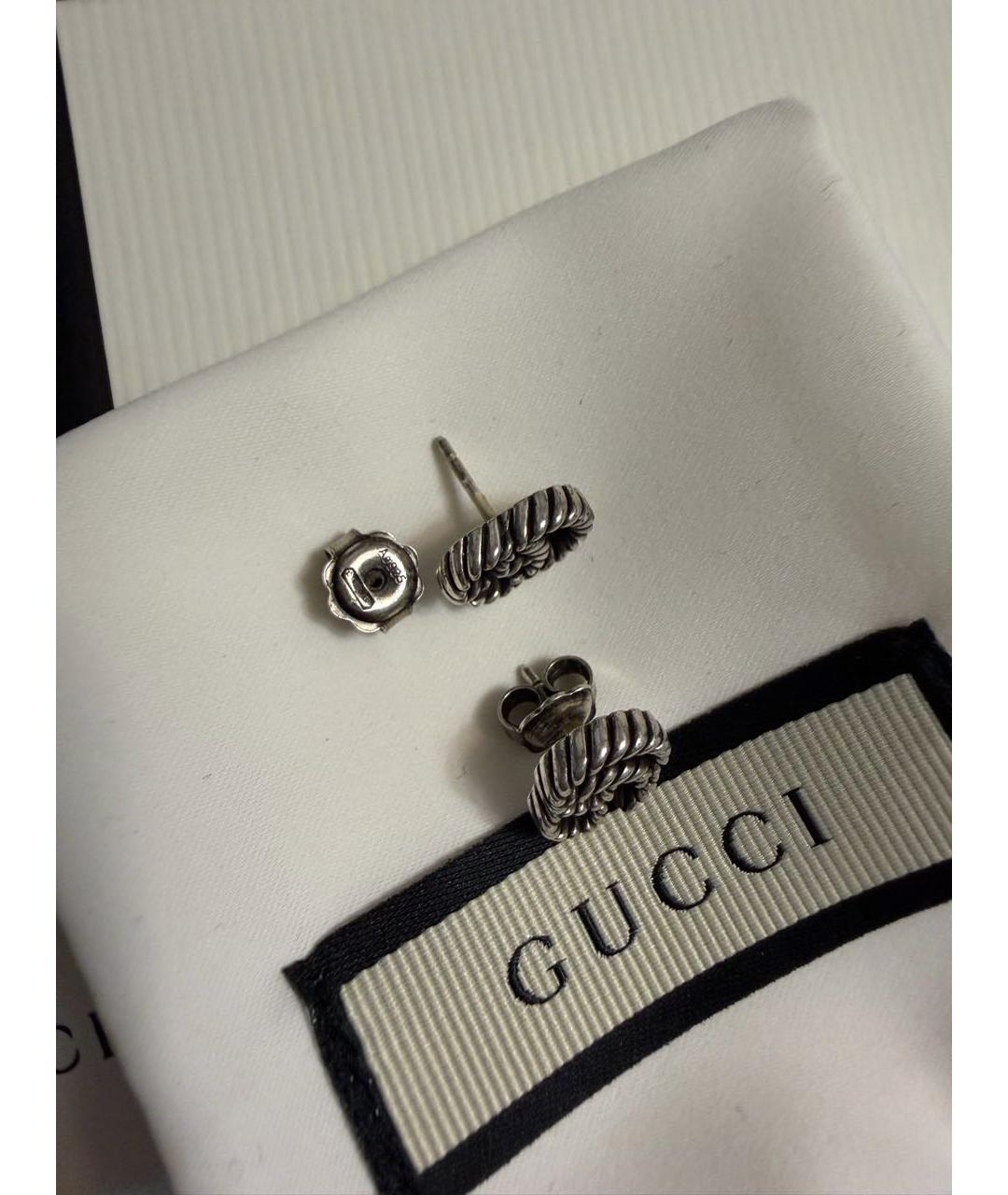 GUCCI Серебряные серебряные серьги, фото 4