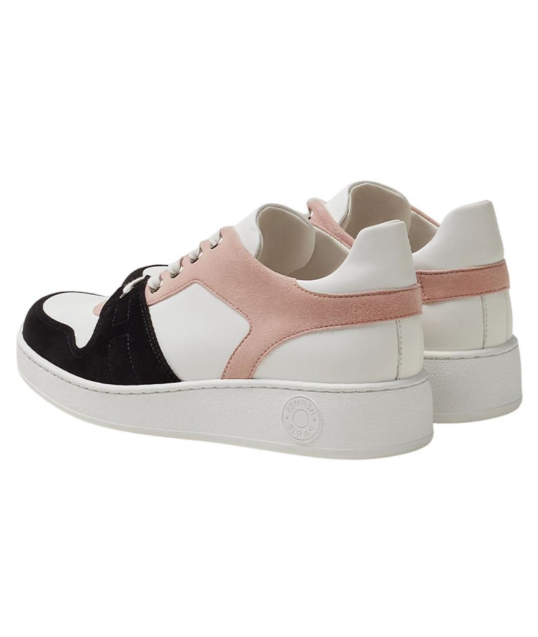 HERMES Мульти кожаные кроссовки, фото 4