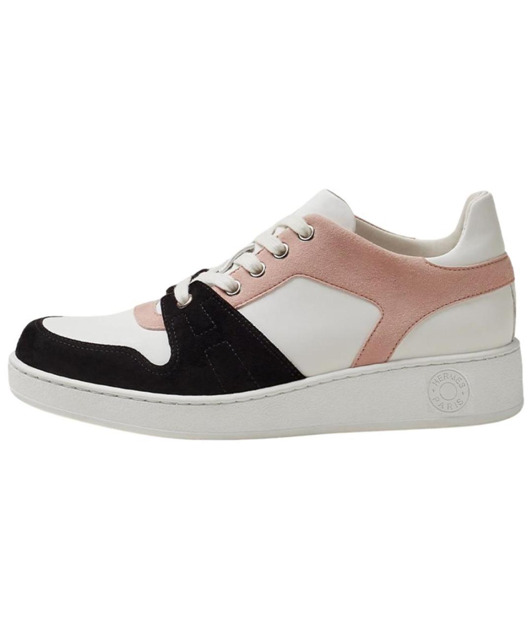 HERMES Мульти кожаные кроссовки, фото 2