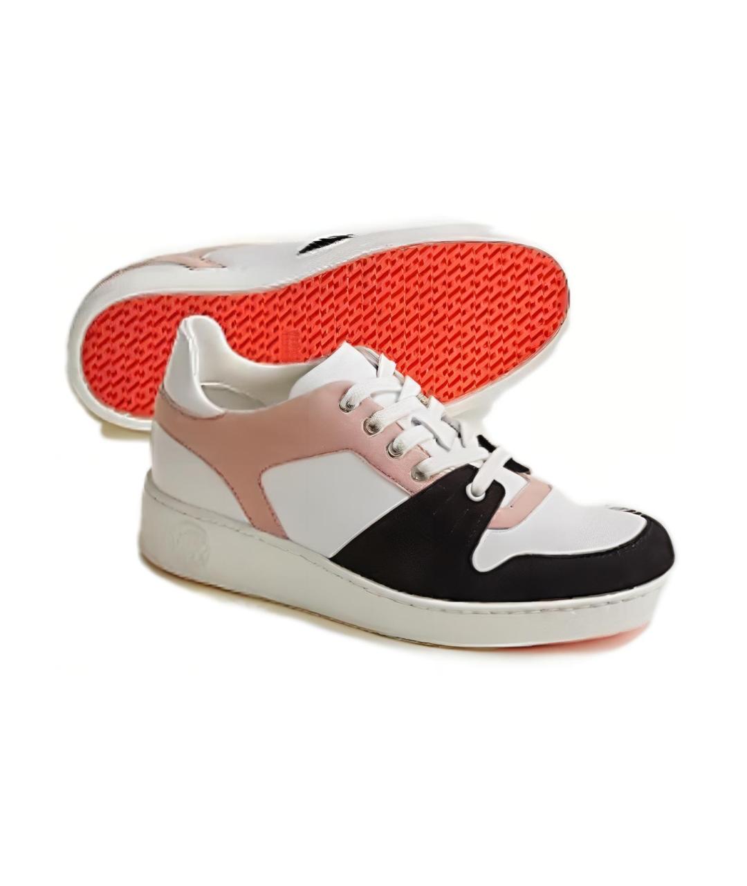 HERMES Мульти кожаные кроссовки, фото 5