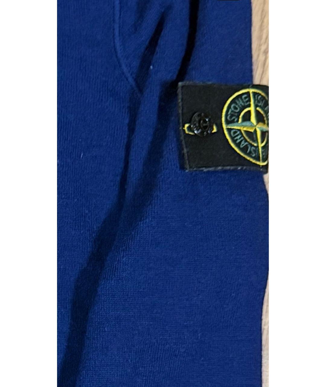 STONE ISLAND Темно-синий джемпер / свитер, фото 4