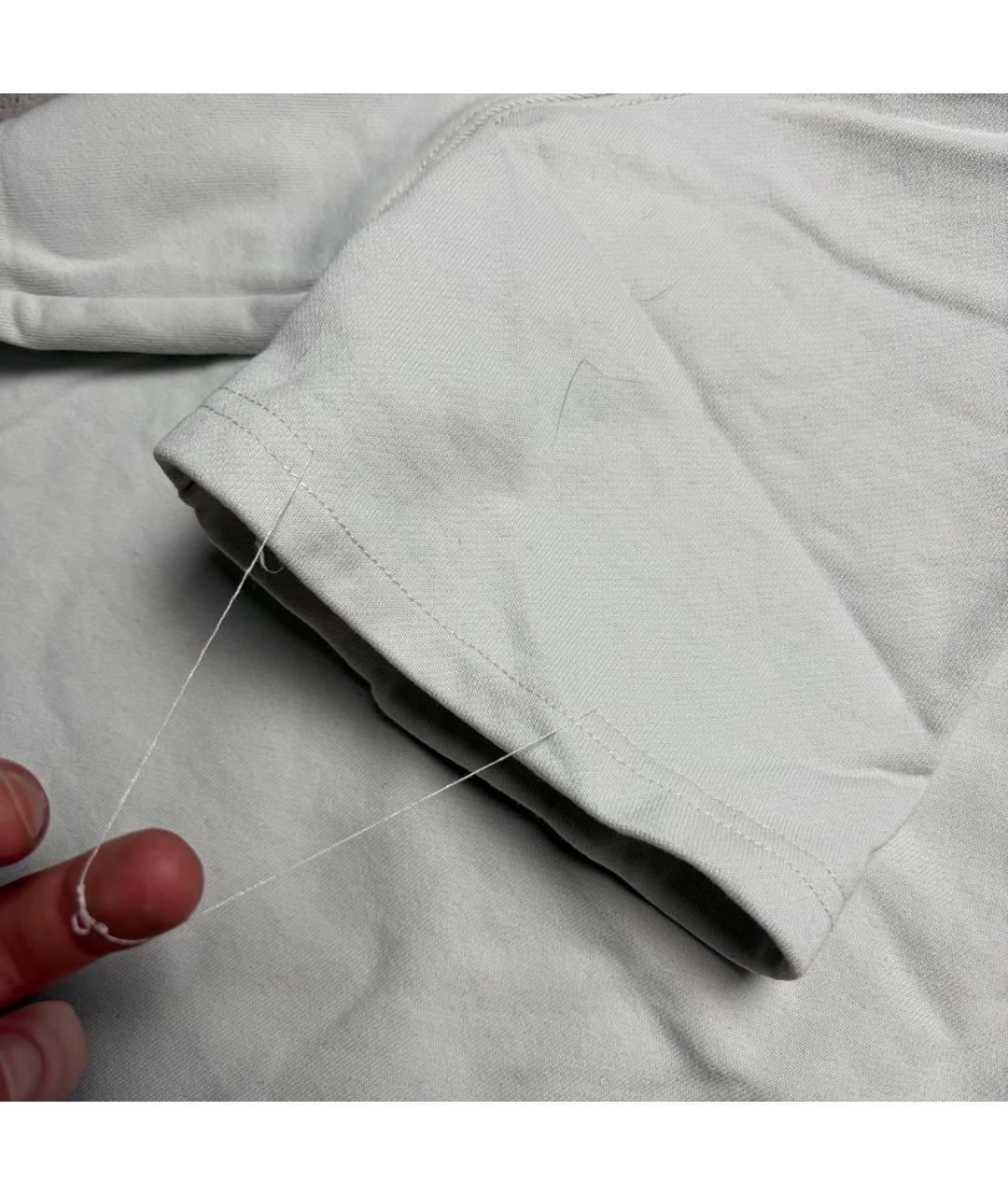 FEAR OF GOD Бежевая хлопковая футболка, фото 5