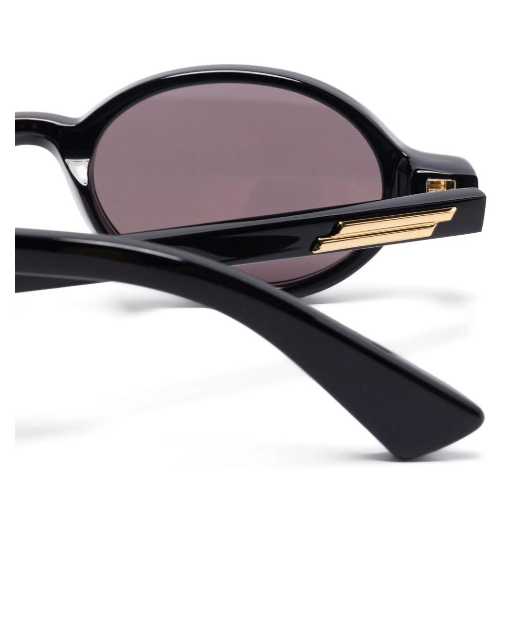 BOTTEGA VENETA Черные пластиковые солнцезащитные очки, фото 2