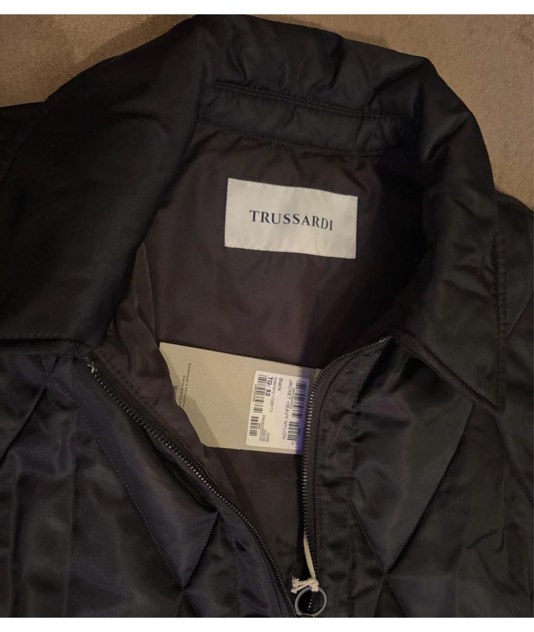TRUSSARDI Черная полиамидовая куртка, фото 3