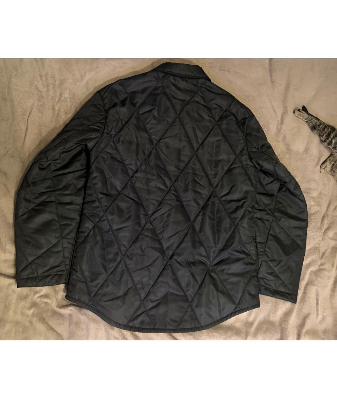 TRUSSARDI Черная полиамидовая куртка, фото 2
