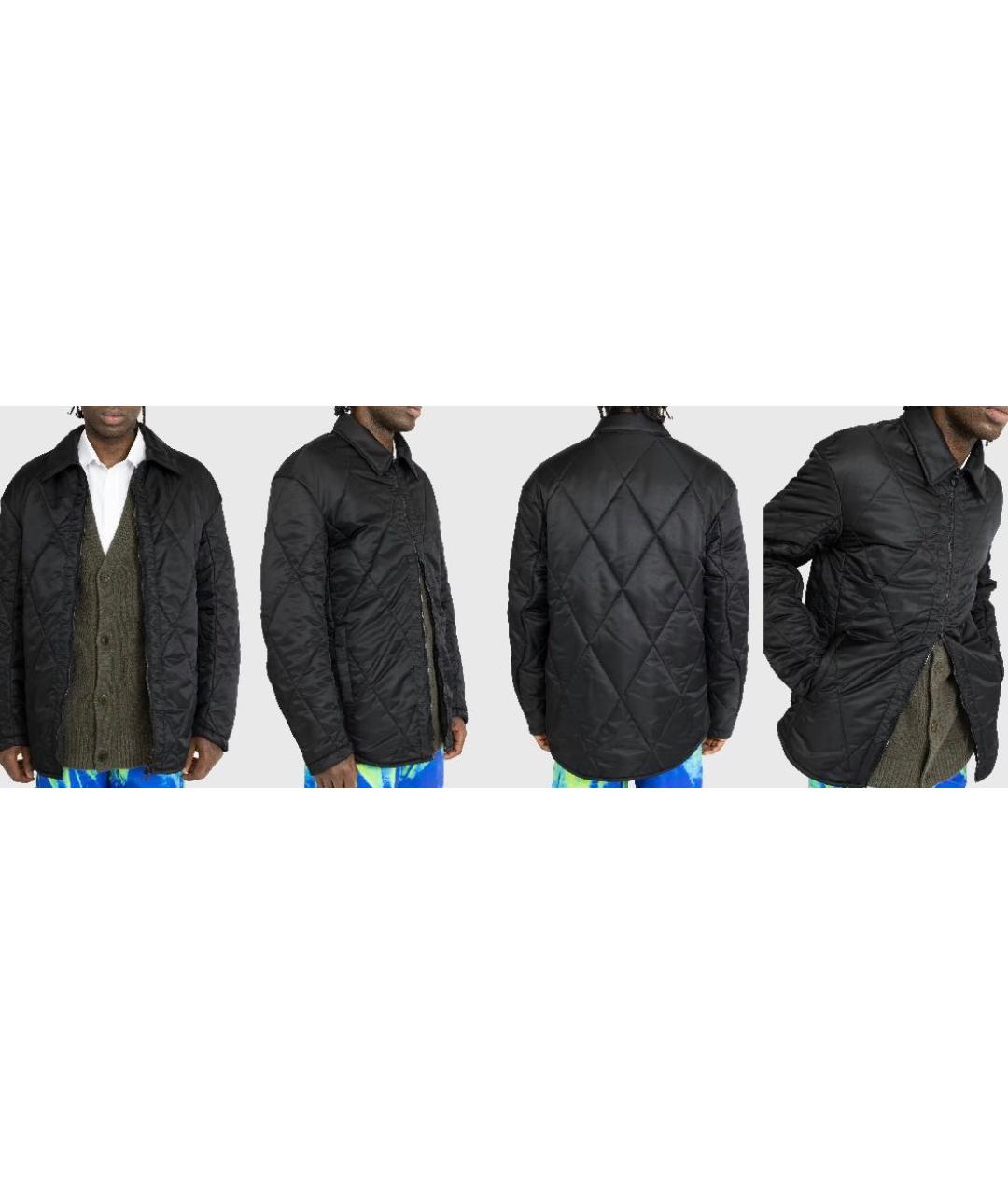 TRUSSARDI Черная полиамидовая куртка, фото 6