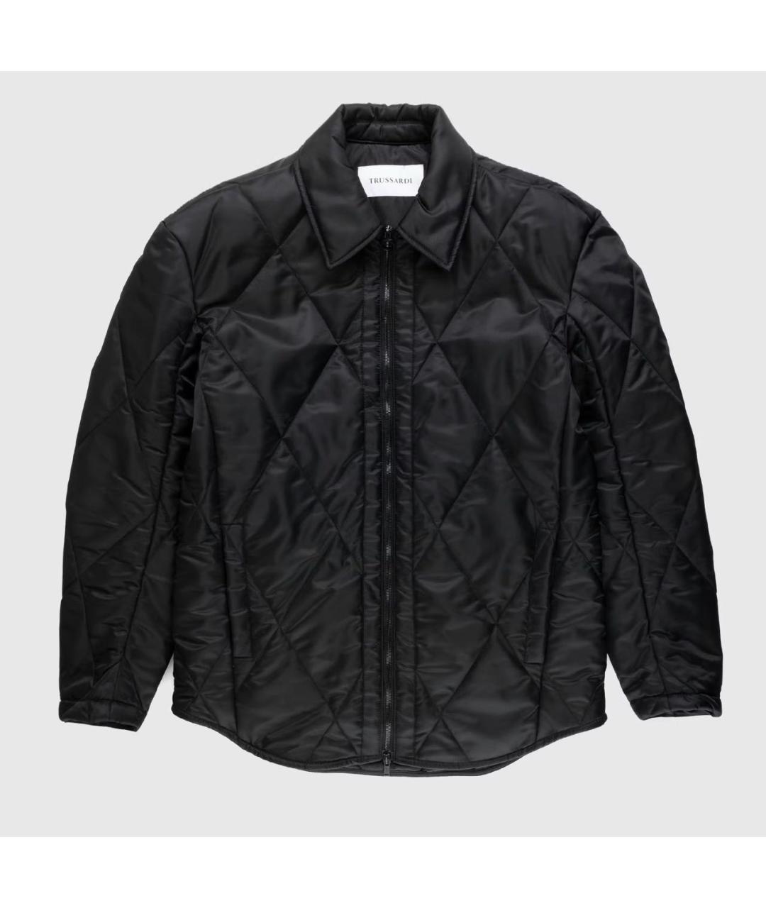TRUSSARDI Черная полиамидовая куртка, фото 9