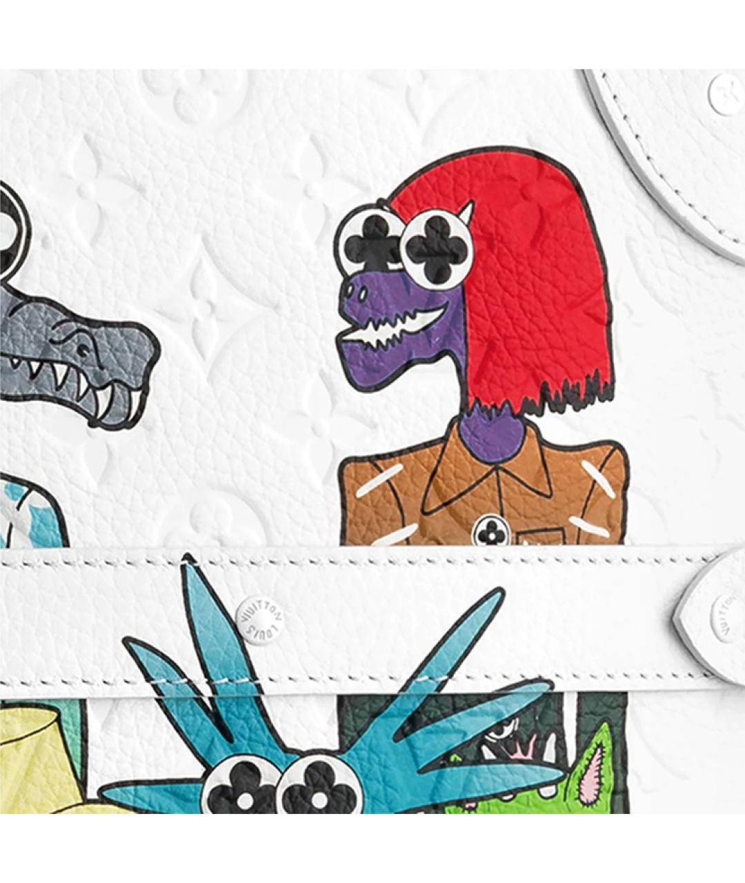 LOUIS VUITTON Белый рюкзак, фото 5