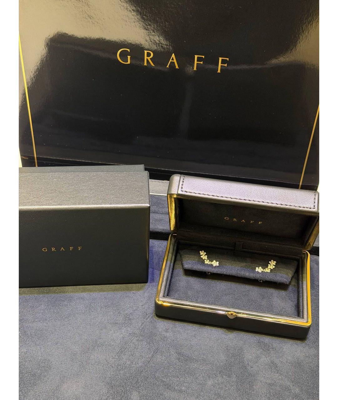 GRAFF Серебряные серьги из белого золота, фото 3