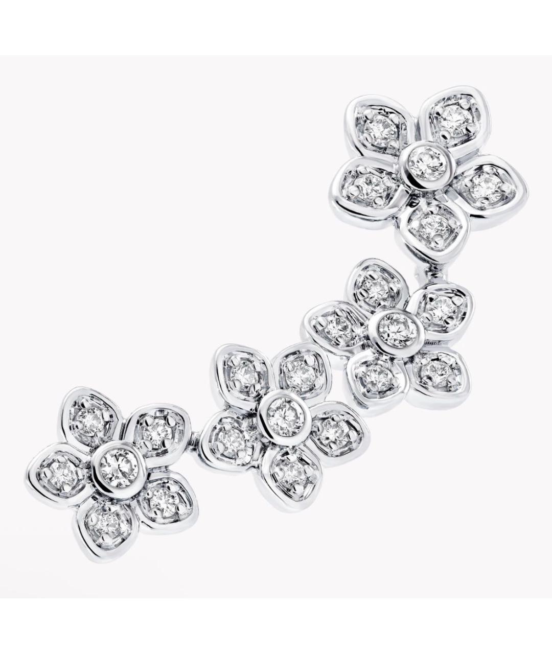 GRAFF Серебряные серьги из белого золота, фото 2