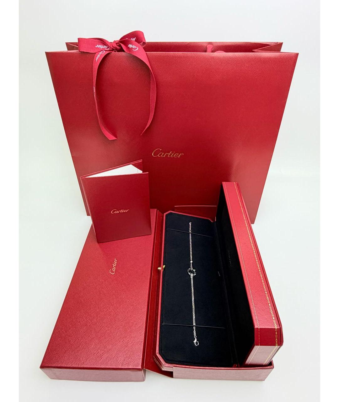 CARTIER Белый браслет из белого золота, фото 2