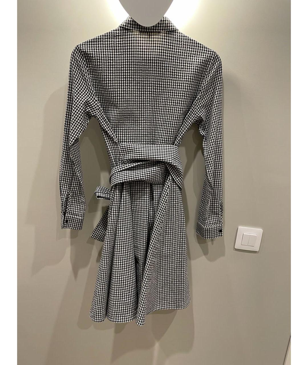 MAJE Серое хлопковое повседневное платье, фото 2