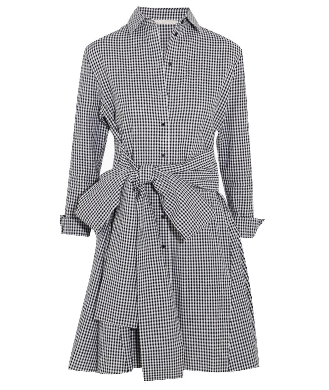 MAJE Серое хлопковое повседневное платье, фото 1