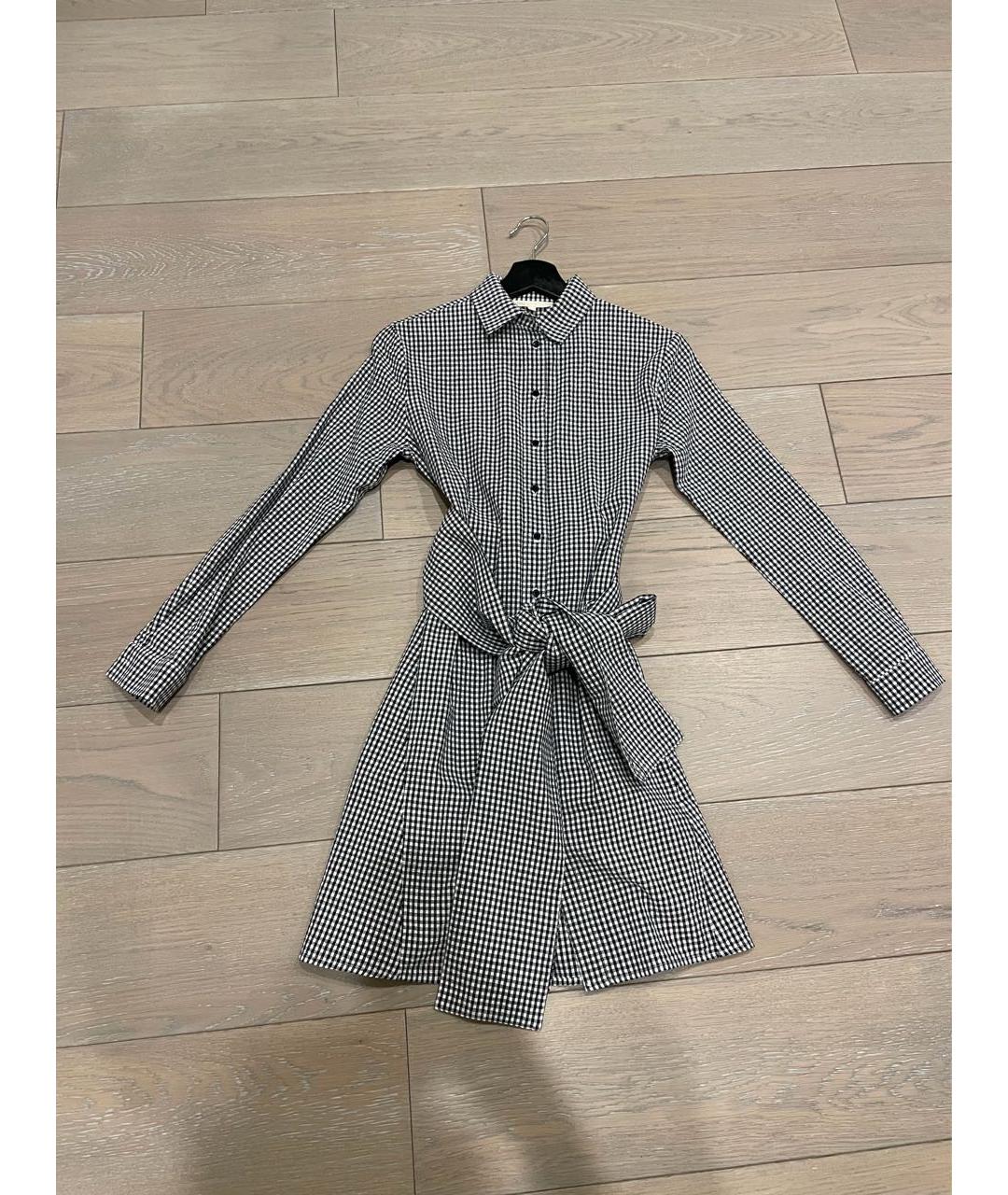 MAJE Серое хлопковое повседневное платье, фото 3