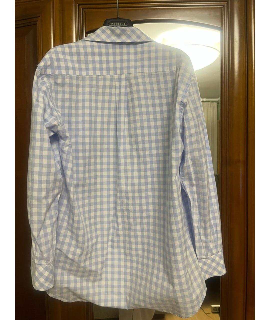 BURBERRY Голубая хлопковая рубашка, фото 2