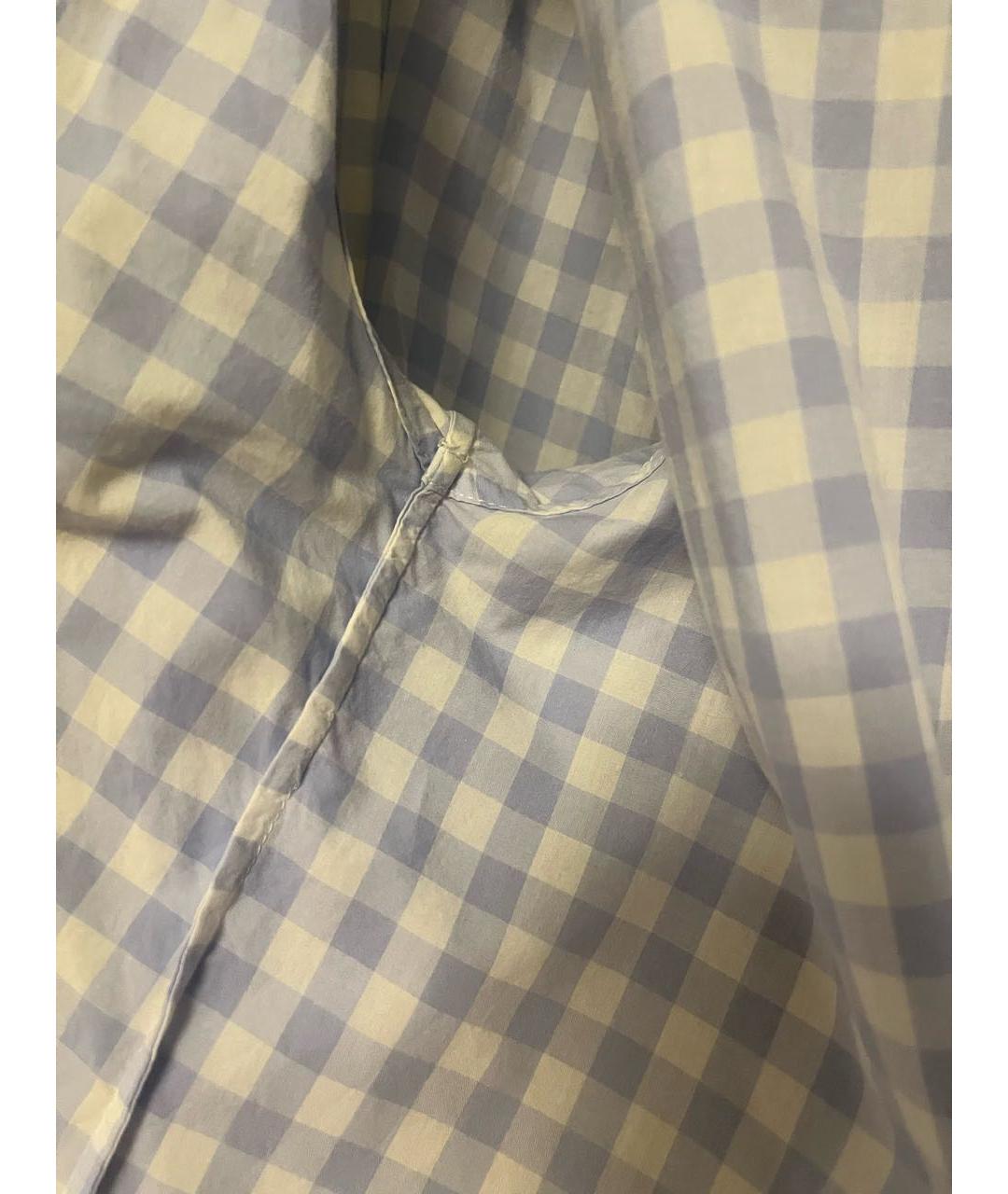 BURBERRY Голубая хлопковая рубашка, фото 8