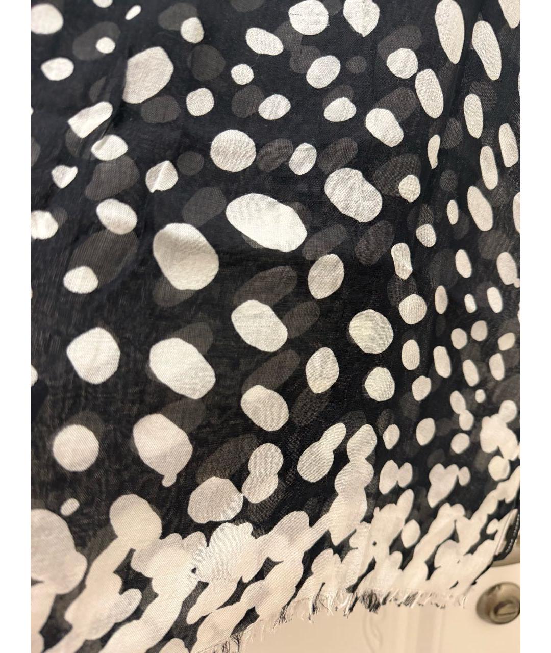 MARC JACOBS Черный шерстяной платок, фото 8