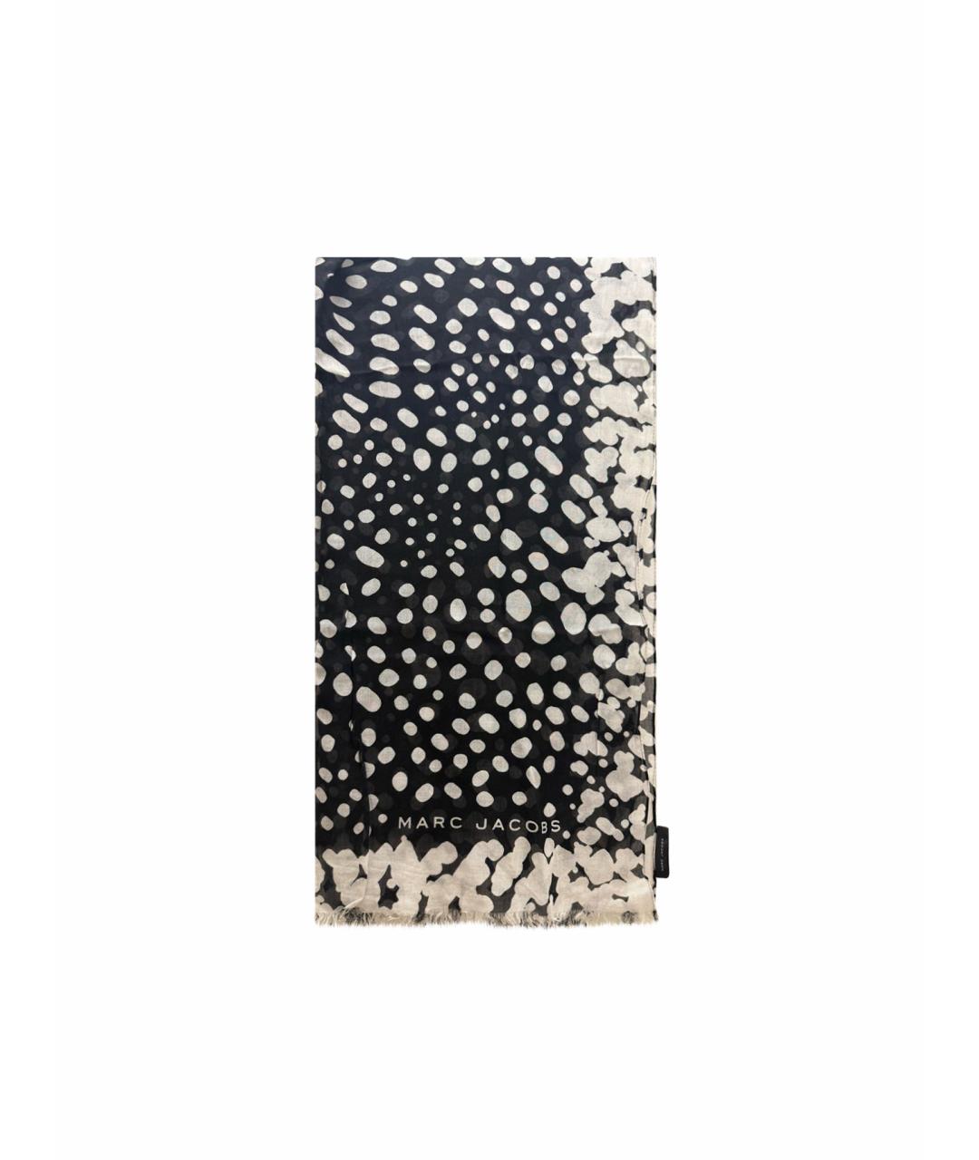 MARC JACOBS Черный шерстяной платок, фото 1