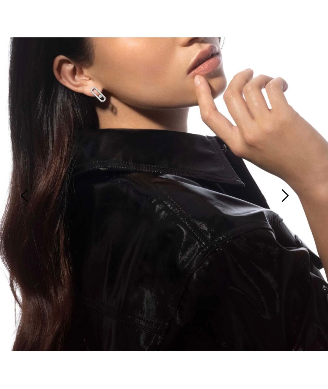 MESSIKA Серебряные серьги из белого золота, фото 3