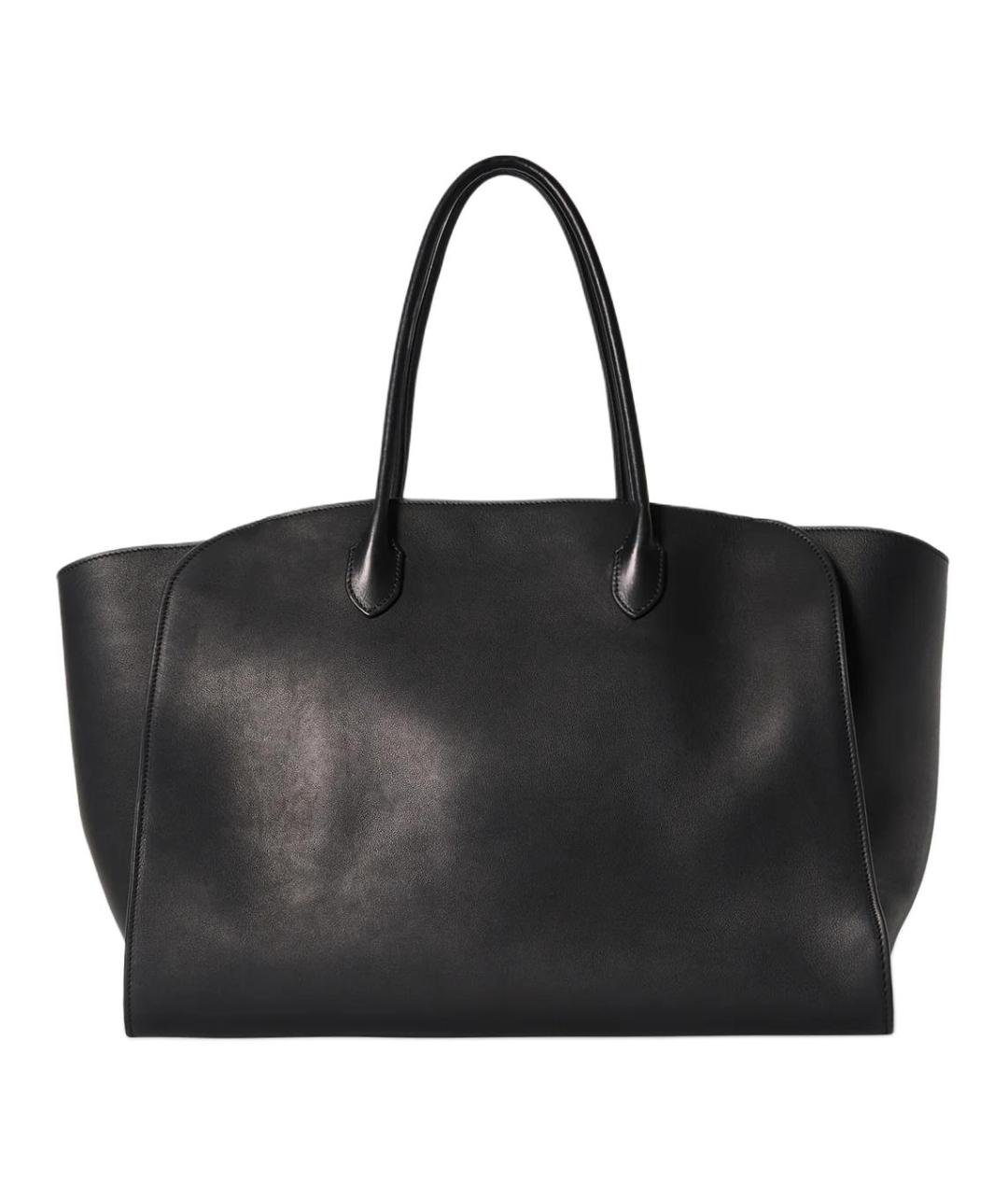 THE ROW Черная кожаная сумка через плечо, фото 1