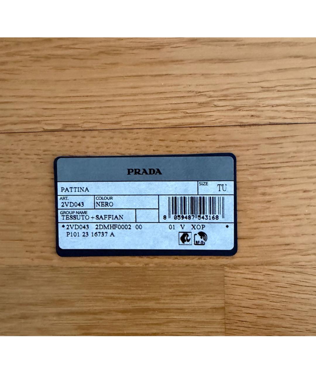 PRADA Черная синтетическая сумка на плечо, фото 8