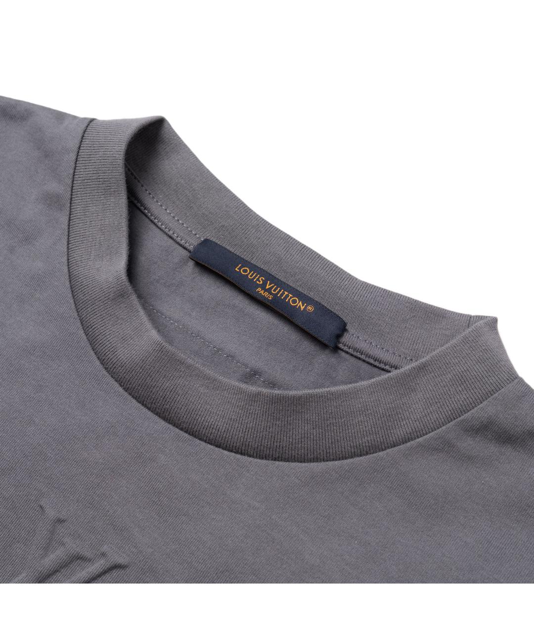 LOUIS VUITTON Серая футболка, фото 3
