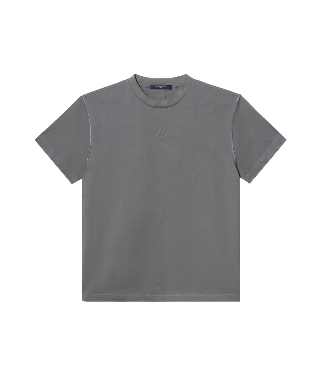 LOUIS VUITTON Серая футболка, фото 6