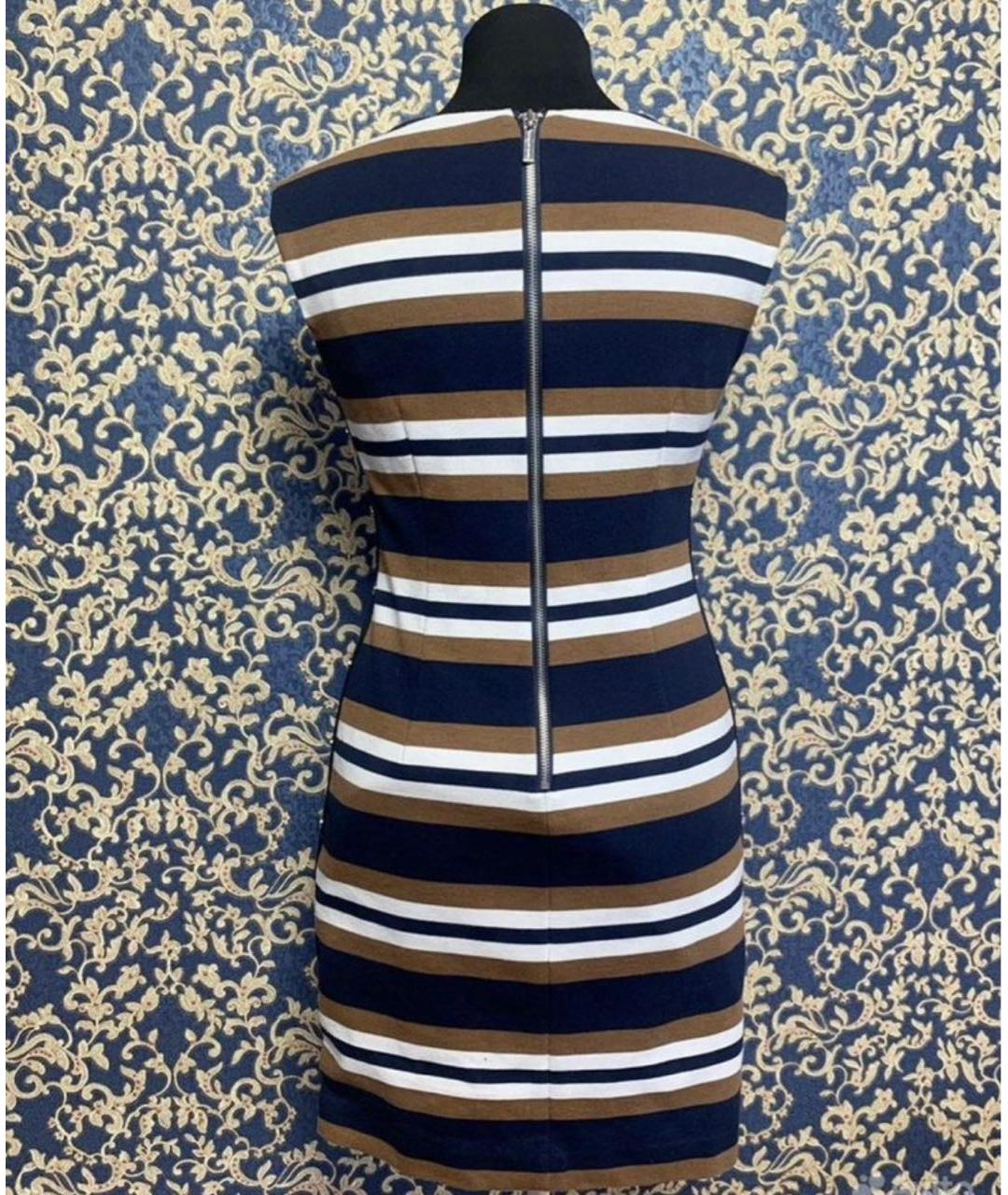 MICHAEL KORS Темно-синее вискозное повседневное платье, фото 2