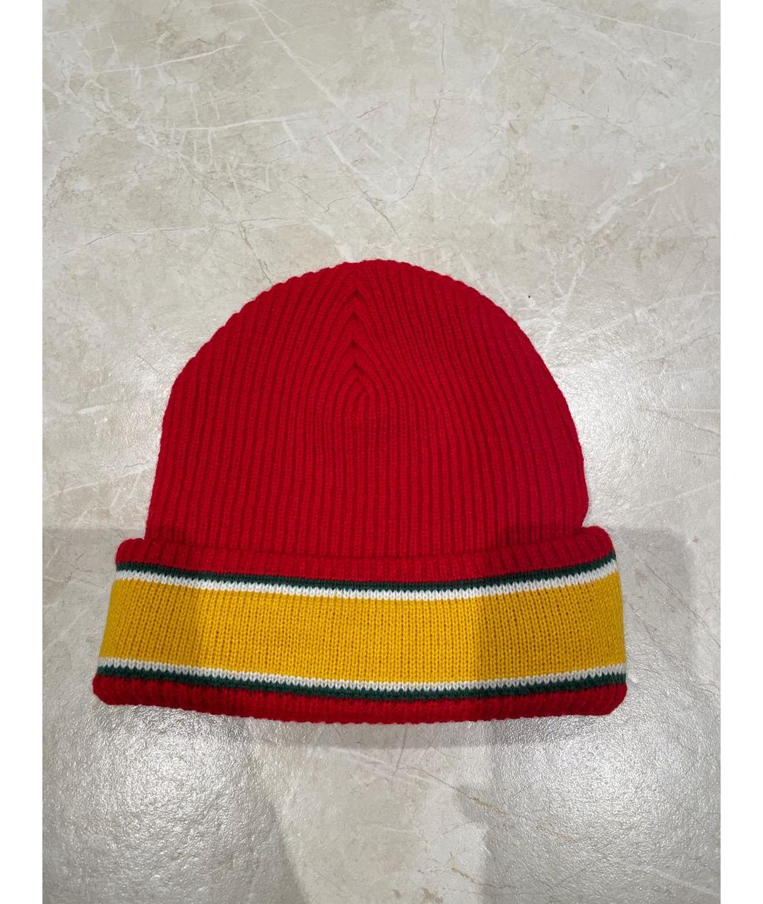 SUPREME Красная шерстяная шапка, фото 2