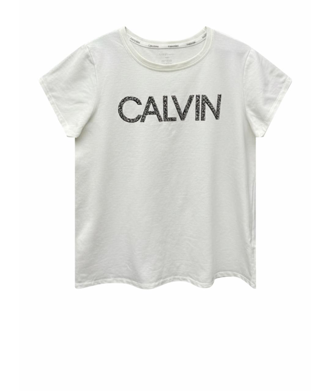 CALVIN KLEIN Белая футболка, фото 1