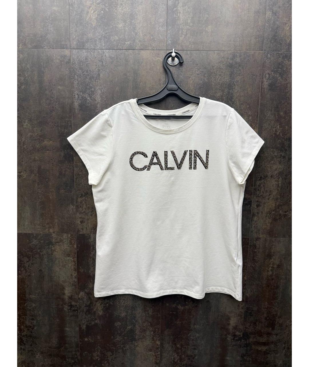 CALVIN KLEIN Белая футболка, фото 3