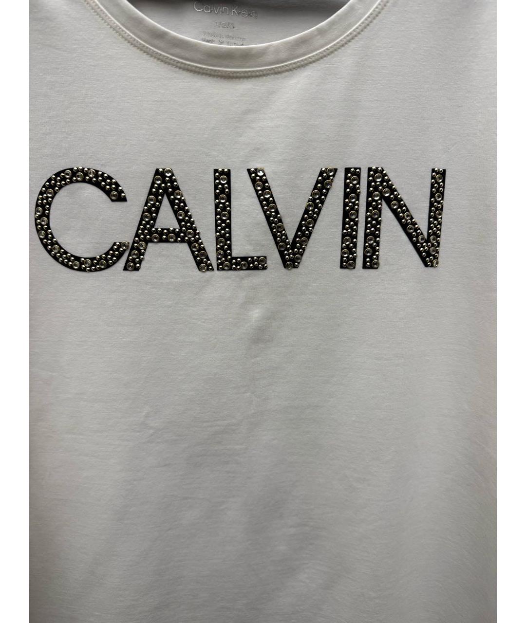 CALVIN KLEIN Белая футболка, фото 5