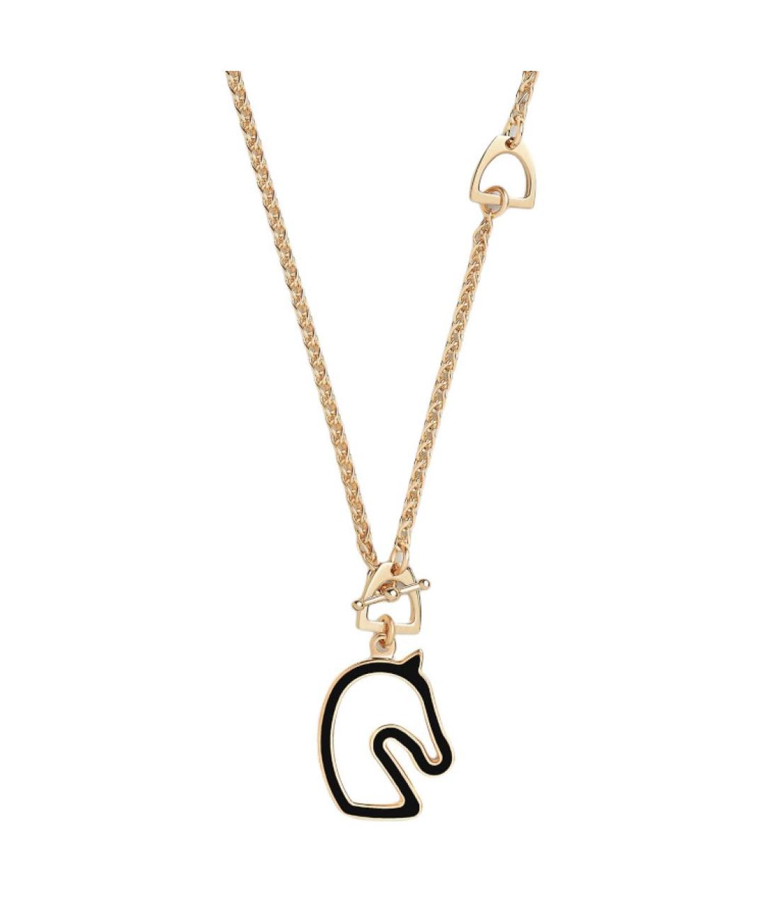 HERMES Золотая подвеска, фото 1