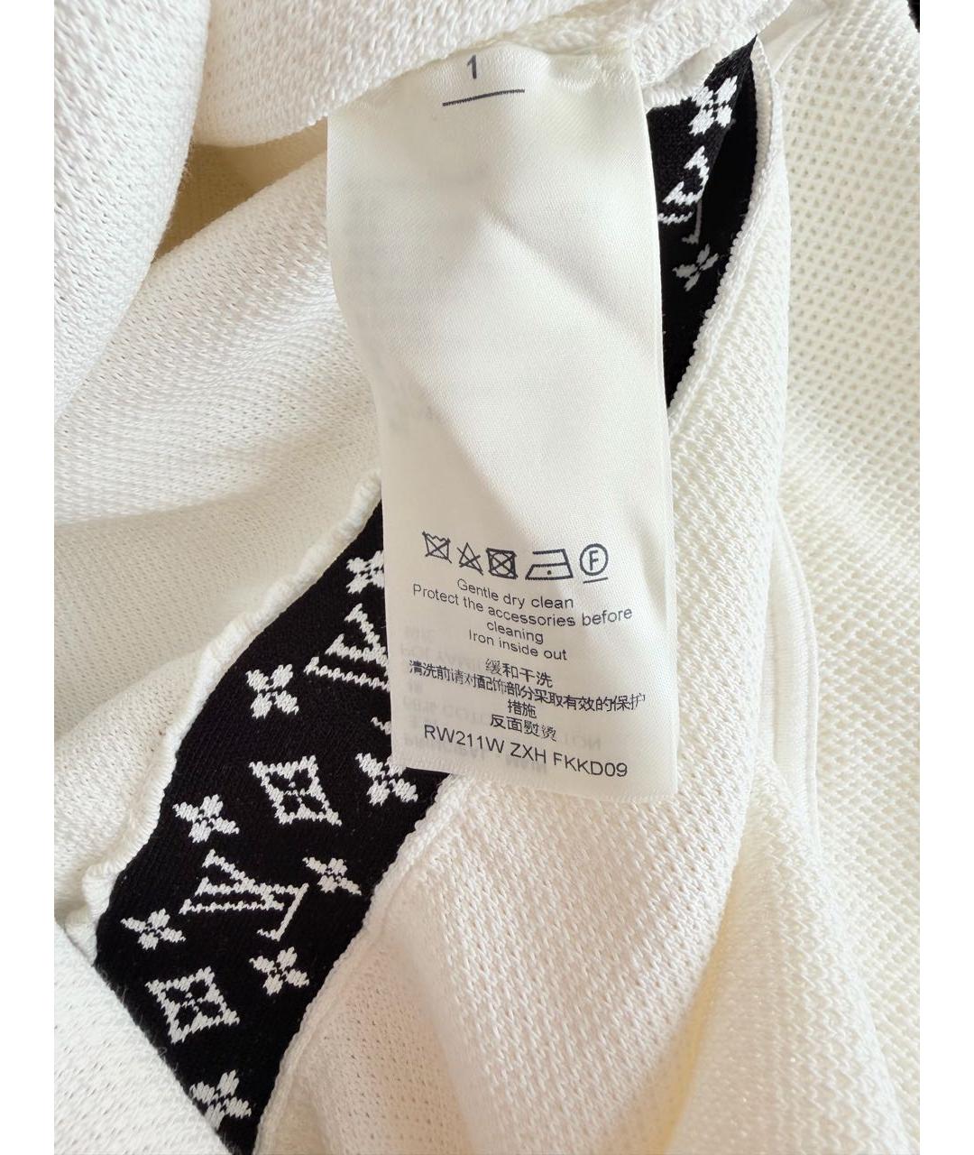 LOUIS VUITTON Белое повседневное платье, фото 7