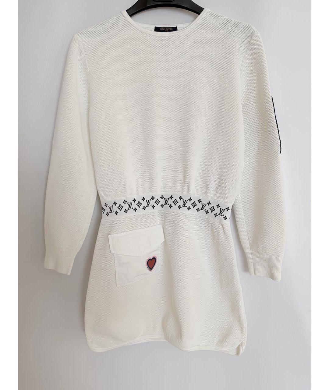 LOUIS VUITTON Белое повседневное платье, фото 9