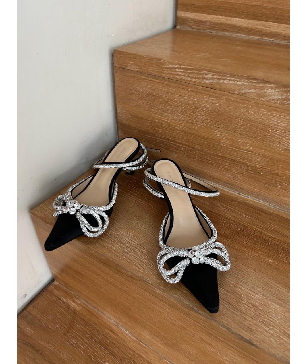 MACH&MACH Черные замшевые туфли, фото 2