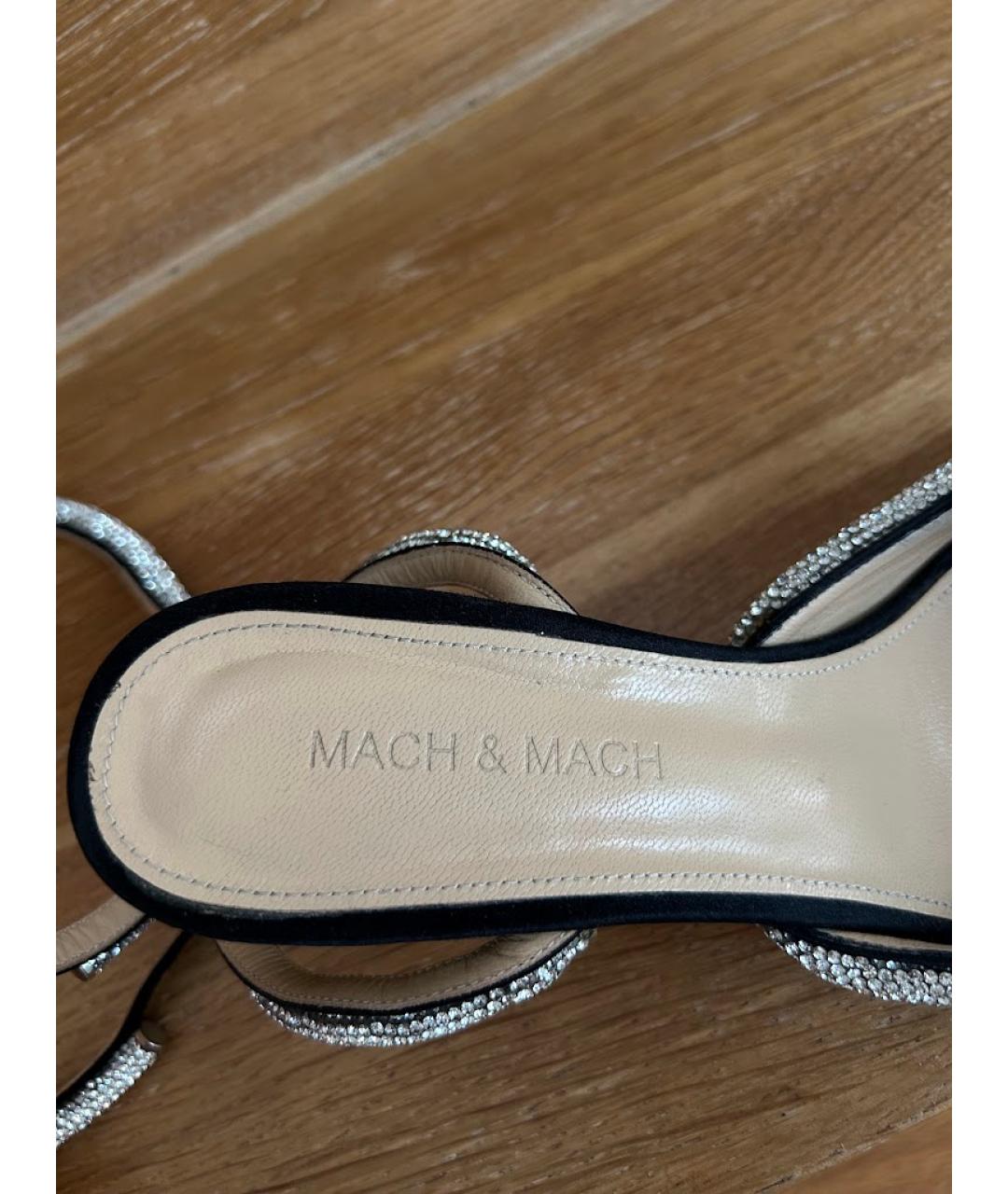 MACH&MACH Черные замшевые туфли, фото 3