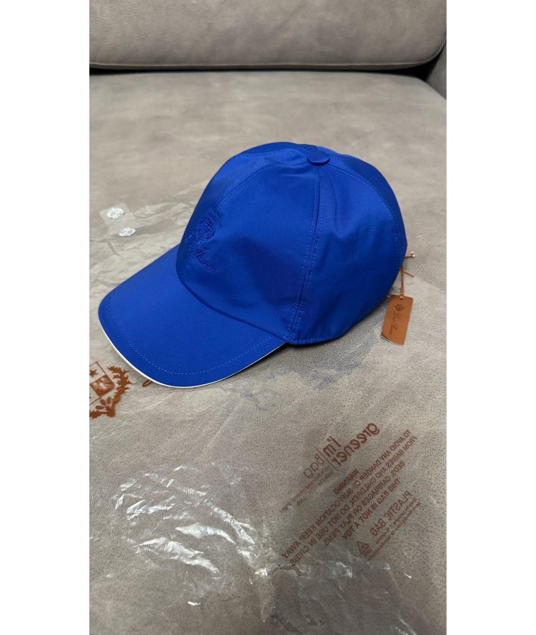 LORO PIANA Синяя кепка/бейсболка, фото 6