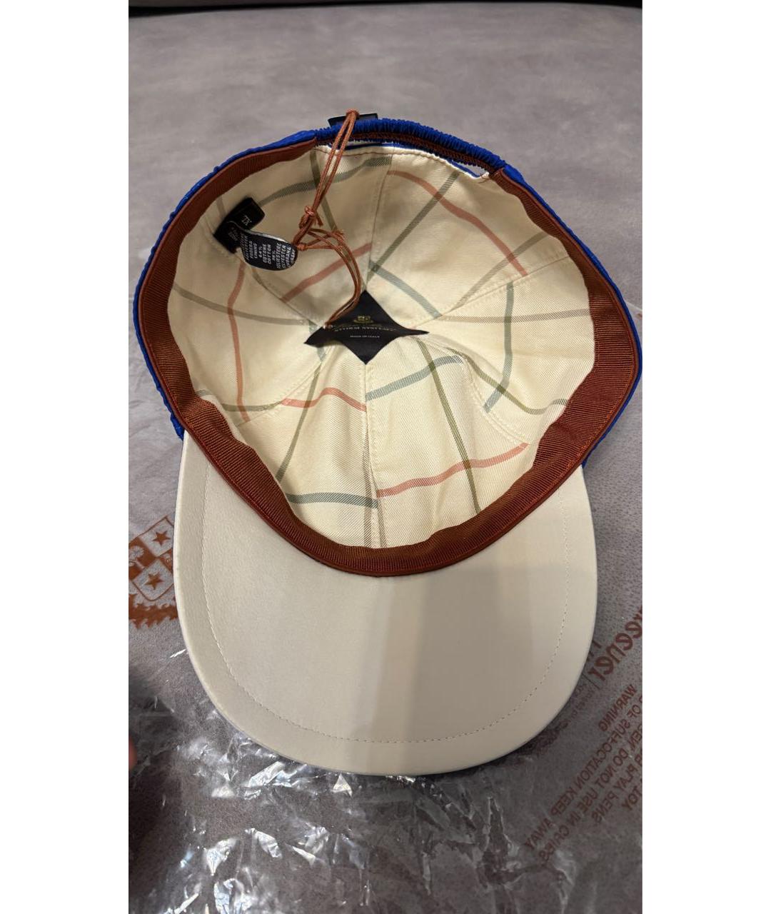 LORO PIANA Синяя кепка/бейсболка, фото 2