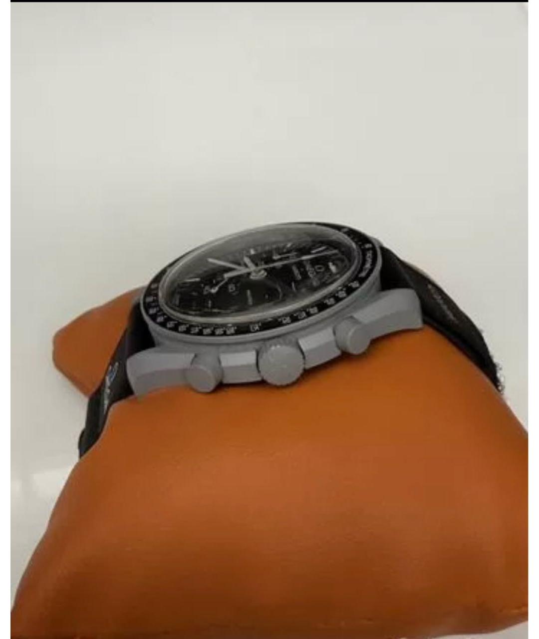 OMEGA Черные керамические часы, фото 3