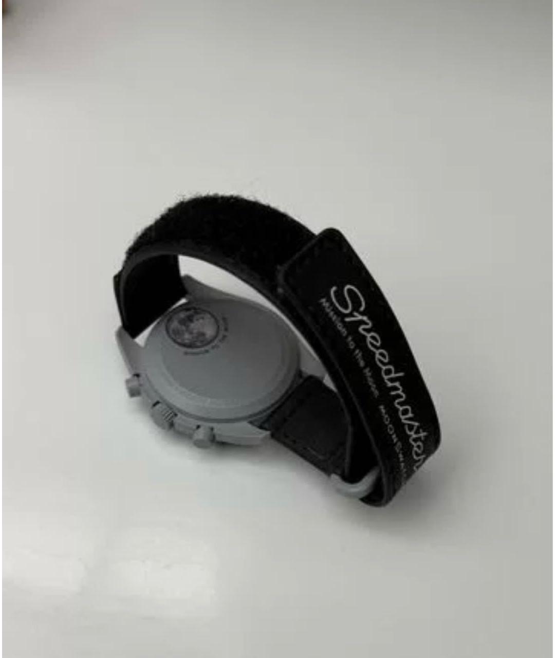 OMEGA Черные керамические часы, фото 2