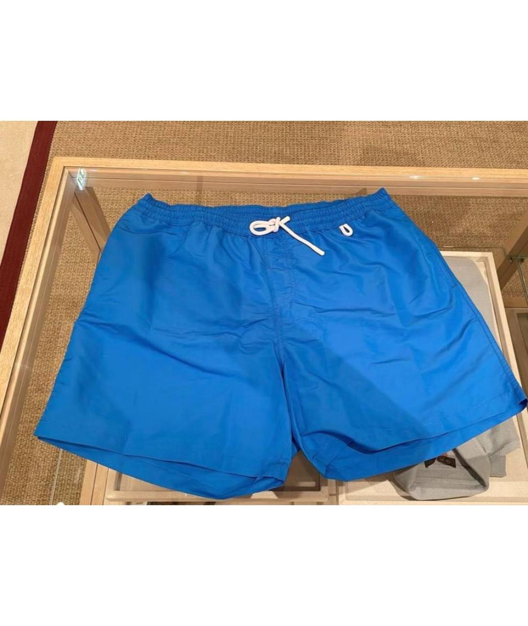 LORO PIANA Синие шорты, фото 4