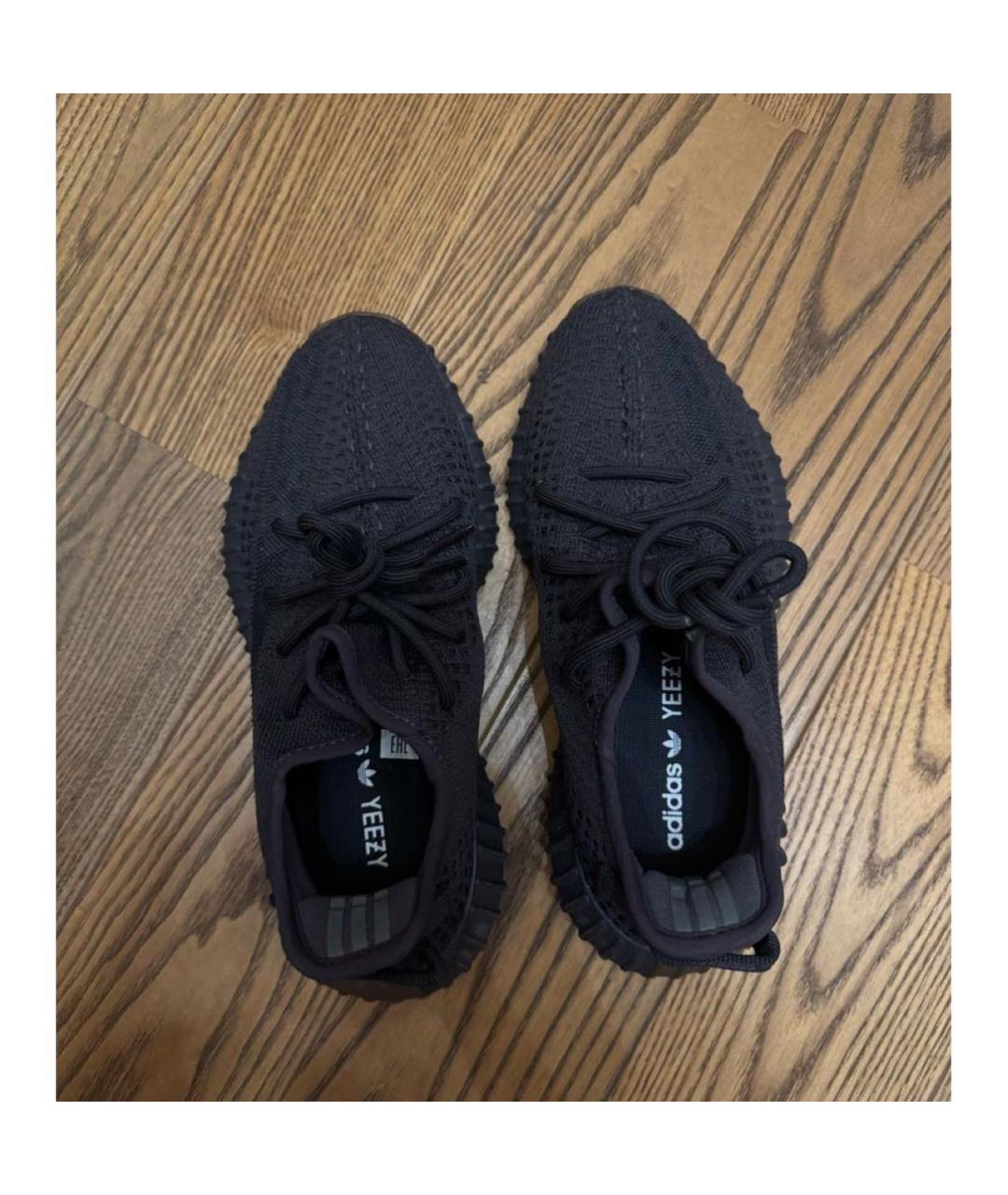 ADIDAS YEEZY Черные текстильные кроссовки, фото 2