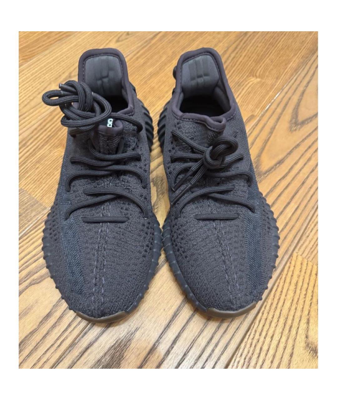 ADIDAS YEEZY Черные текстильные кроссовки, фото 3