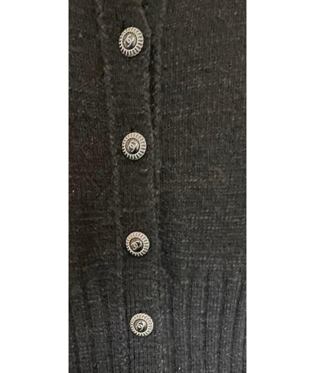 CHANEL Черное кашемировое платье, фото 5