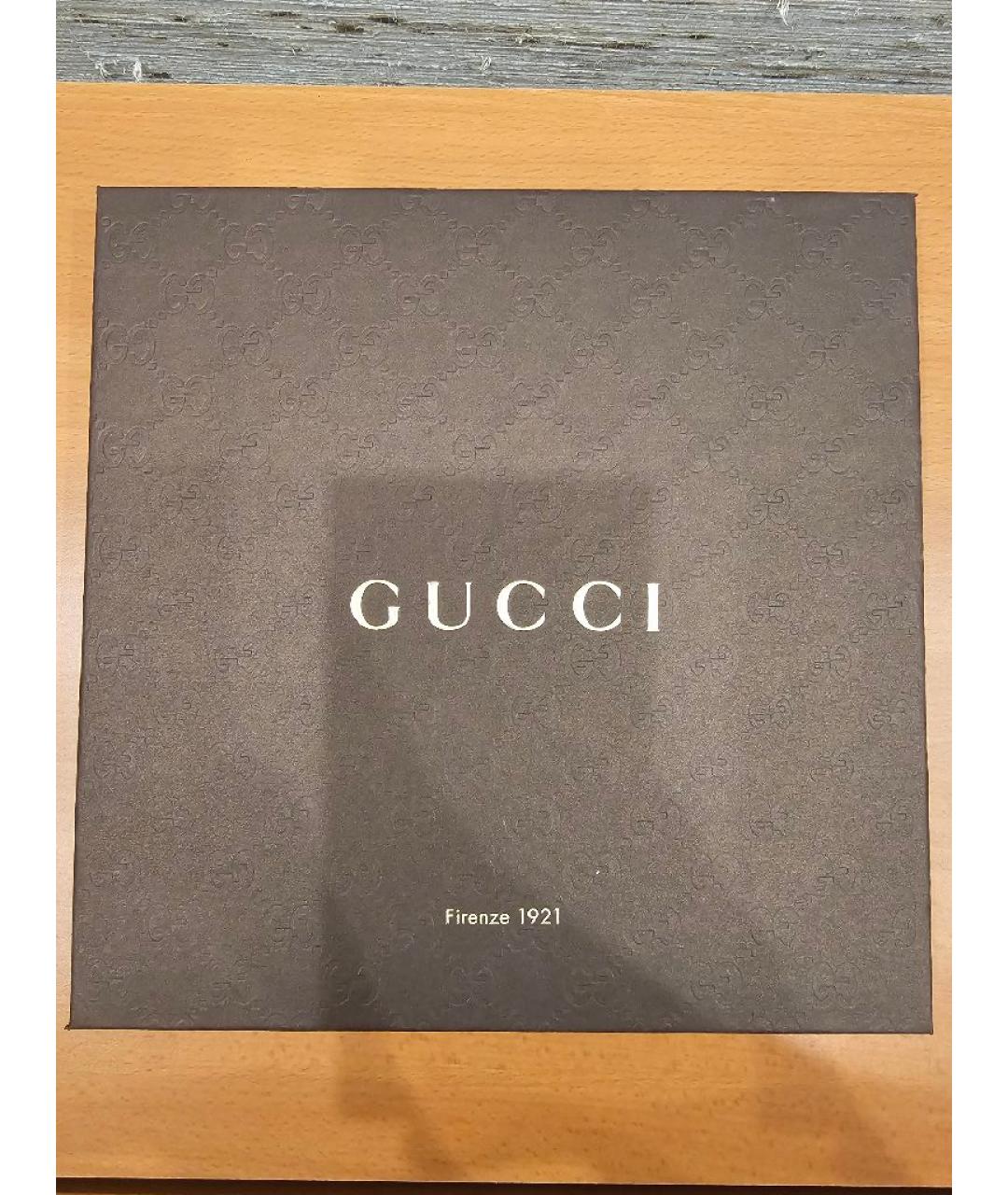 GUCCI Желтый шелковый платок, фото 2