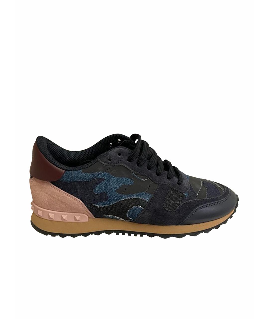 VALENTINO Мульти текстильные кроссовки, фото 1