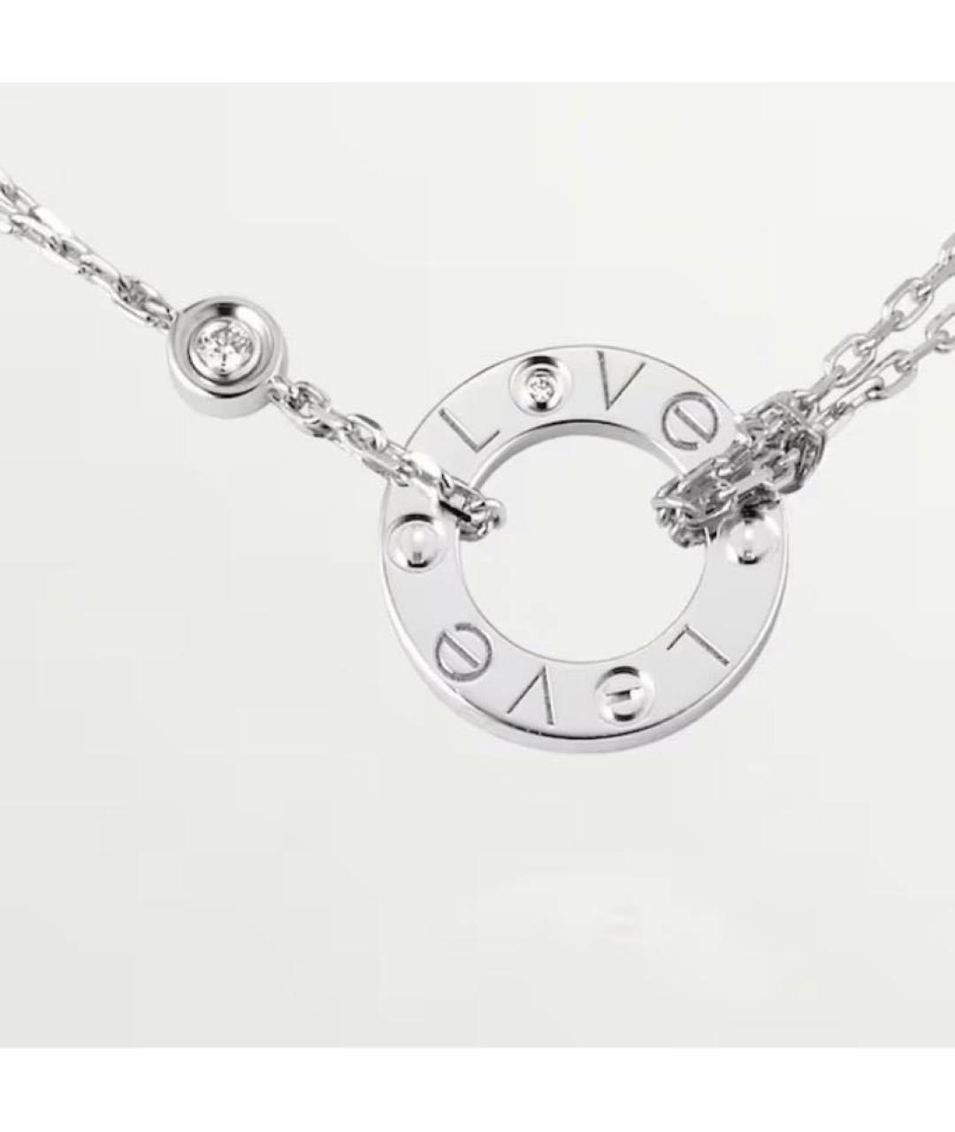 CARTIER Белое колье из белого золота, фото 2